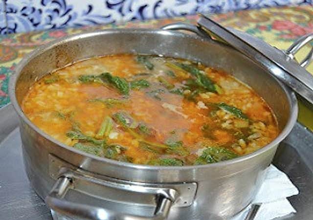 Arroz de Costela com Grelos: Arroz de entrecosto e grelos