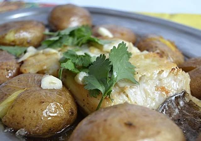 Bacalhau Assado: Bacalhau na brasa